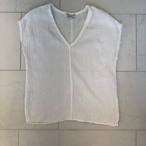 Michael Stars Crinkle Gauze Cotton Top